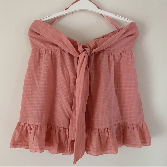 GAP Pink Babydoll Front-tie Tank Top (NWT) - Picture 4 of 9